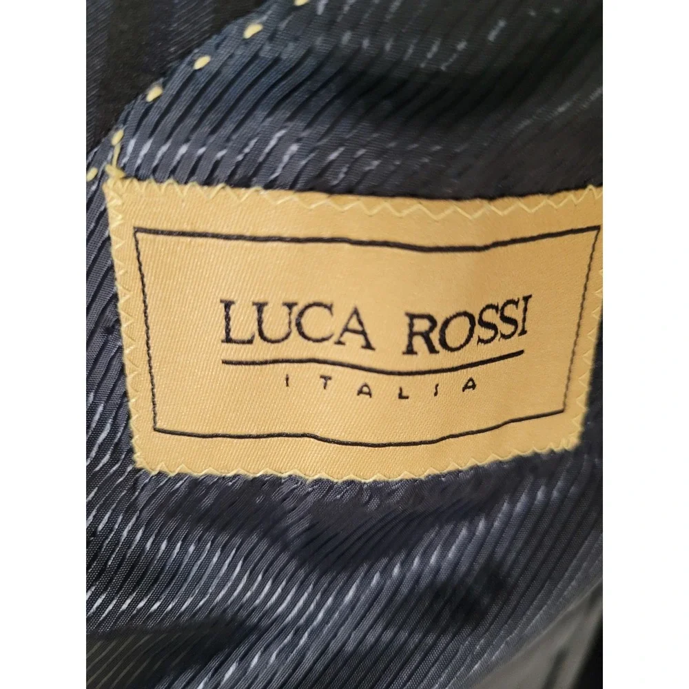 LUCA ROSSI ITALIA Mens 44R 2piece Suit W38x28 sleeve 33
